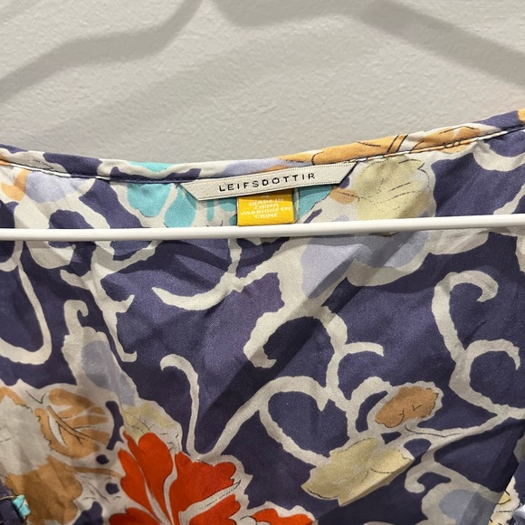 Leifsdottir 100% silk tank sz 4 - Picture 4 of 5